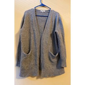 Madewell Gray Open Cardigan